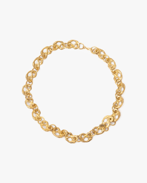 Pretzel Mini Chain Necklace