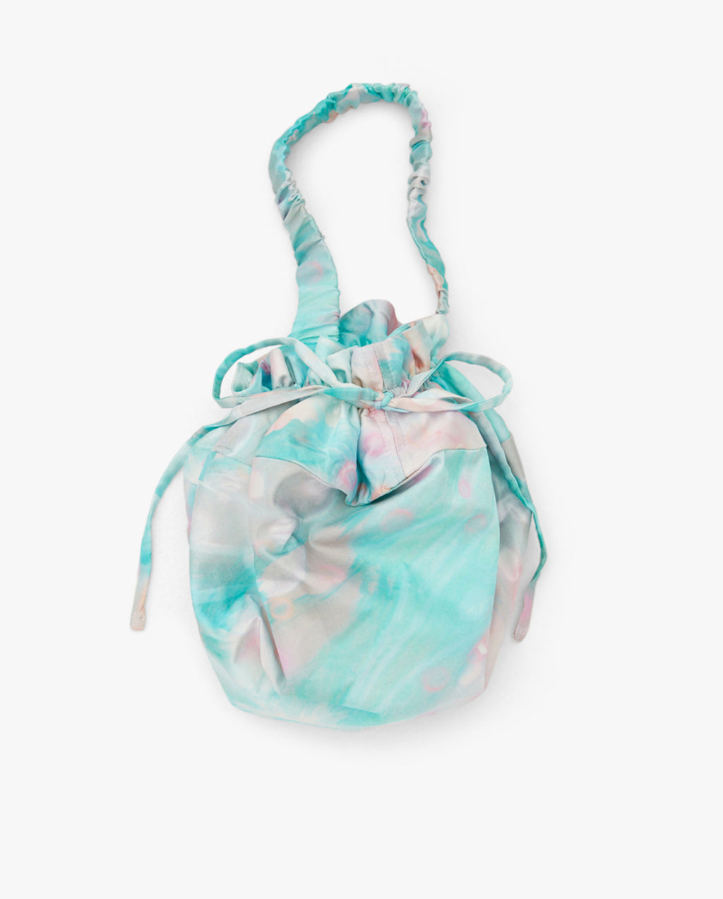 Silk Printed Soft Pouch Pastel