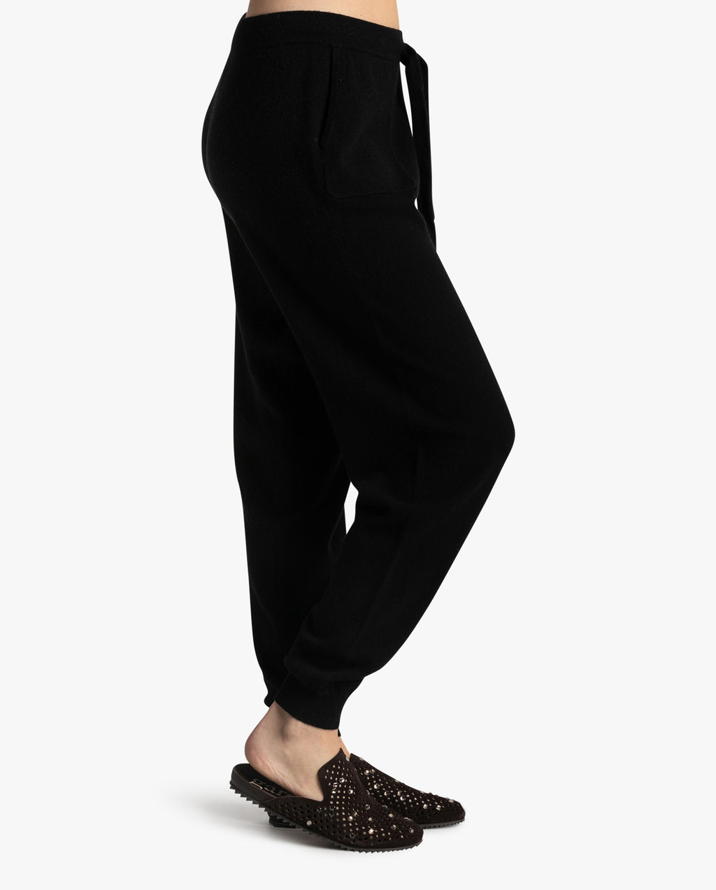 Braidy Slippers Black