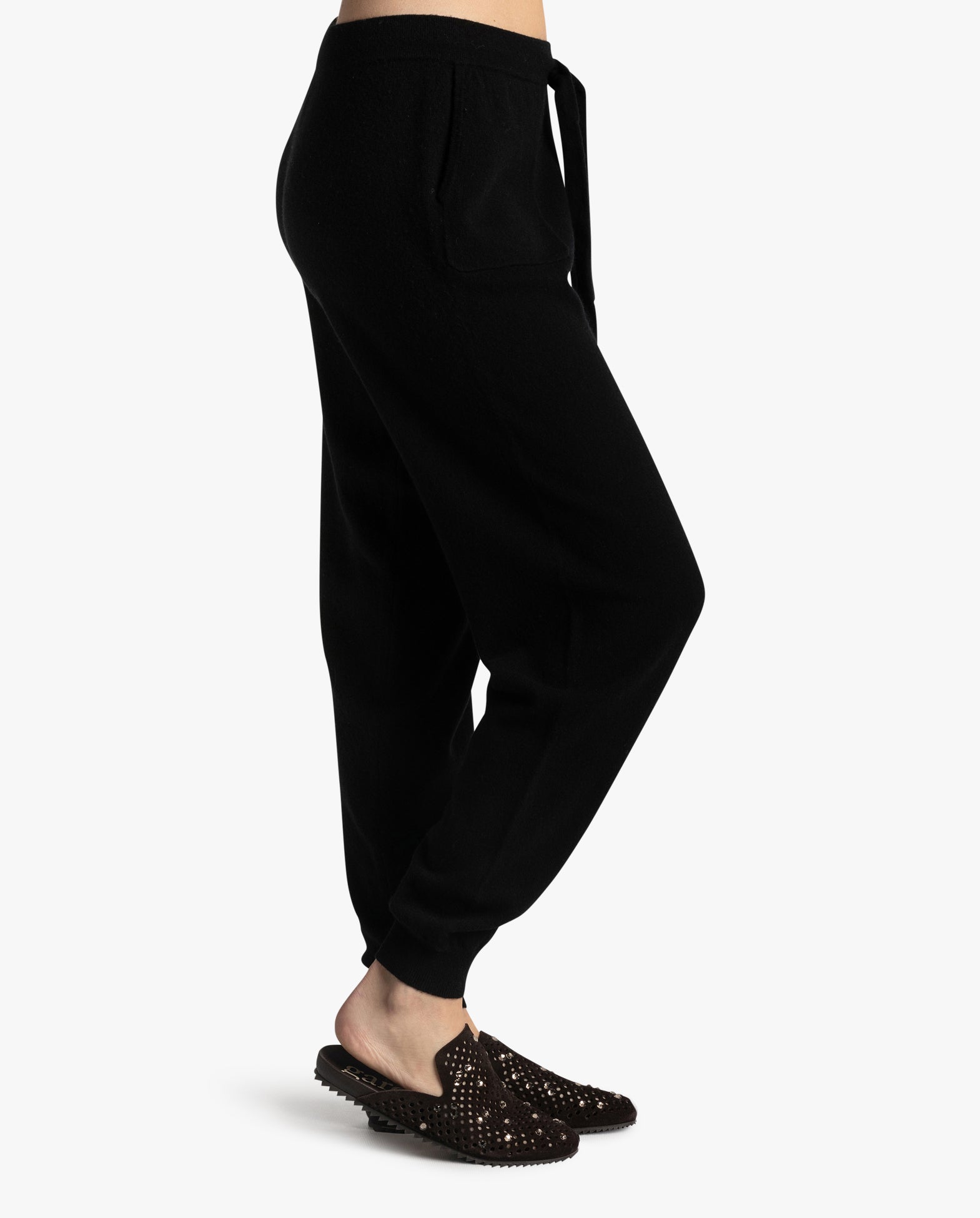 Braidy Slippers Black