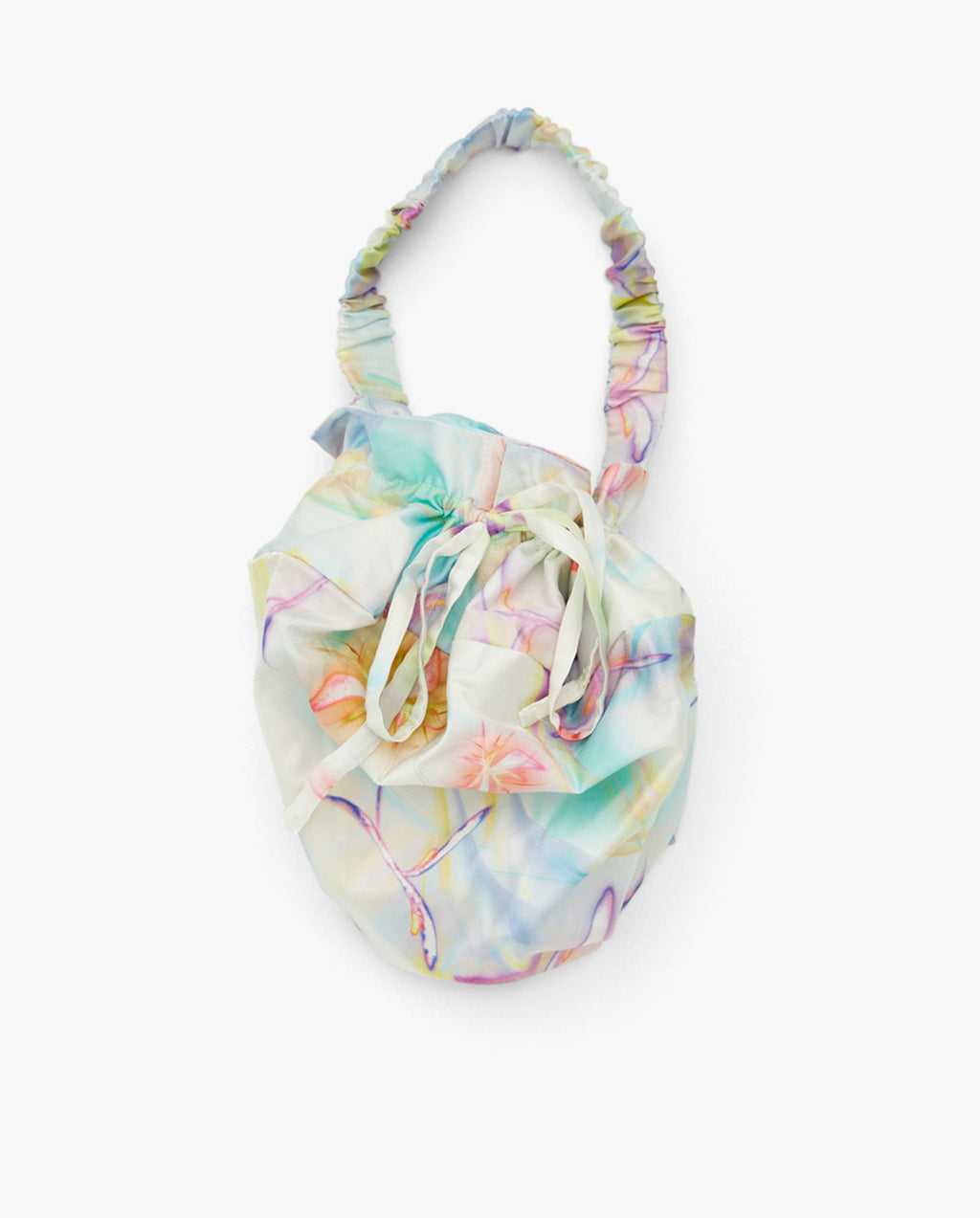Silk Printed Soft Pouch Plumage