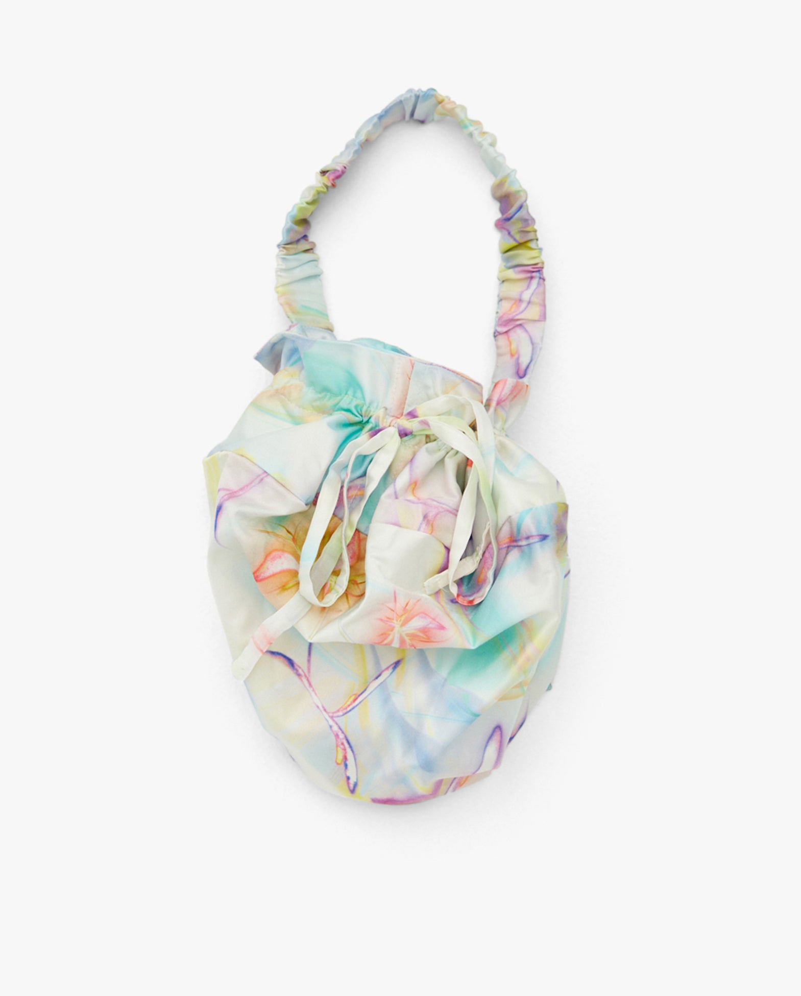 Silk Printed Soft Pouch Plumage