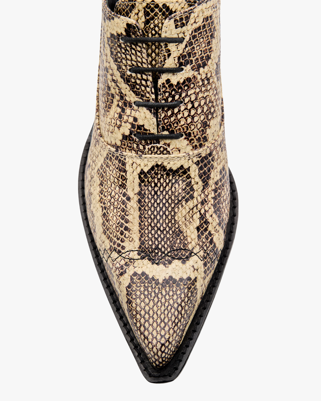 Tequila Low Boots in Ivory Printed Phyton