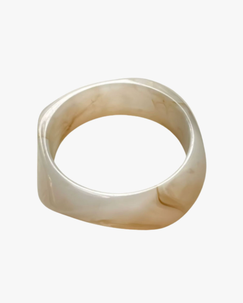 Elastic Bangles Set Black, Ivory, Gold