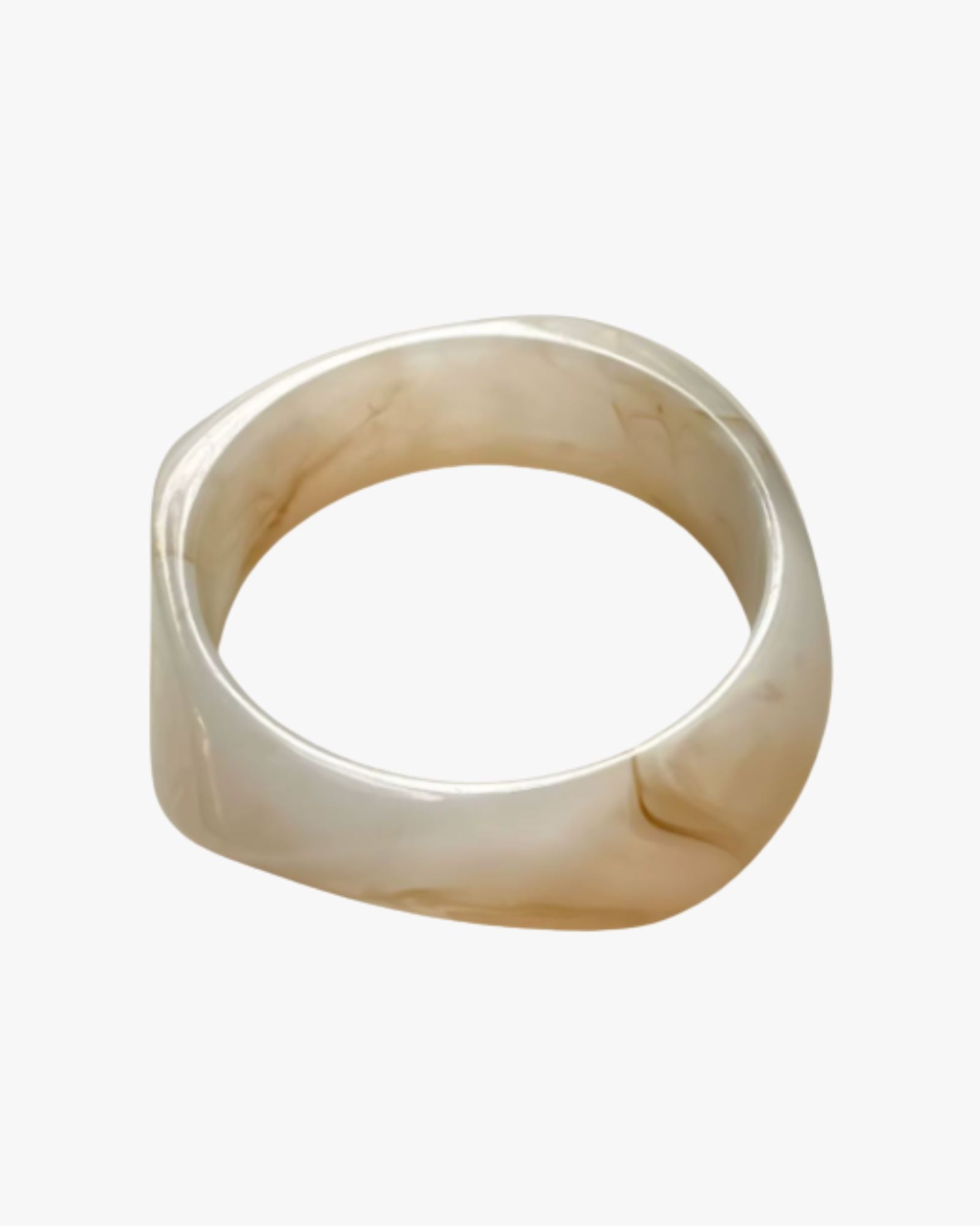 Elastic Bangles Set Black, Ivory, Gold