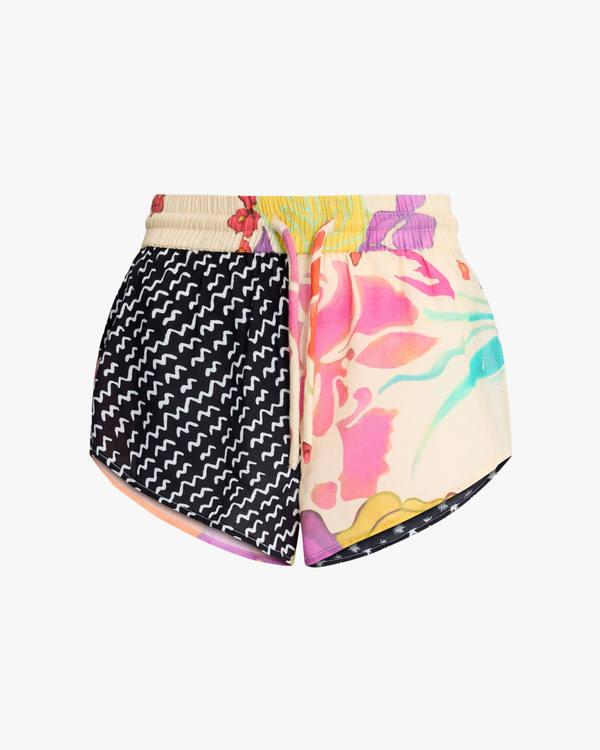 Flores Print Mini Shorts