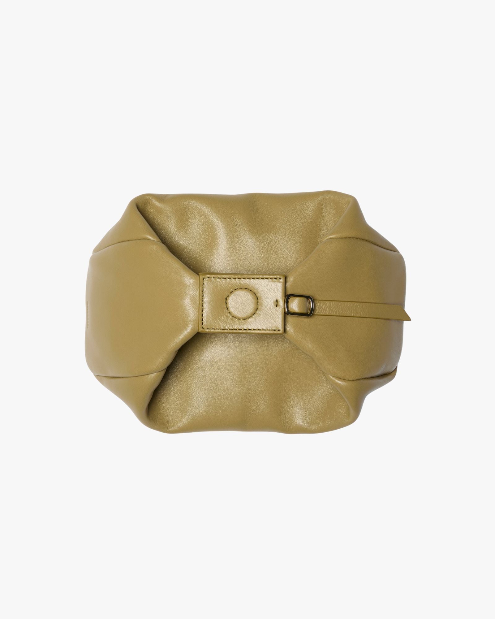 Joy Small Nappa Leather Bag – Olive
